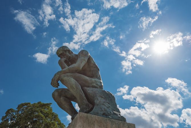 Auguste Rodin's The thinker