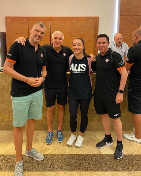 Jelena Todorović, Željko Obradović, Šarunas Jasikevičijus, Ćavi Paskval Jelena Todorović, Željko Obradović, Šarunas Jasikevičijus, Ćavi Paskval