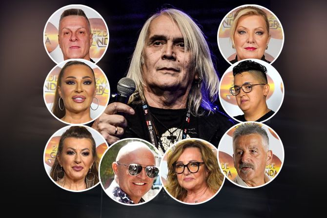 Bora Đorđević Riblja čorba, Ceca, Marija Šerifović, Viki, Đorđe David, Bosanac, Bekuta, Snežana Đurišić i Mili