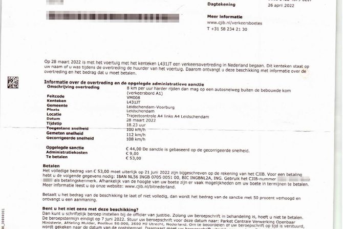 Kazna u Holandiji za prekoračenje brzine Kazna u Holandiji za prekoračenje brzine