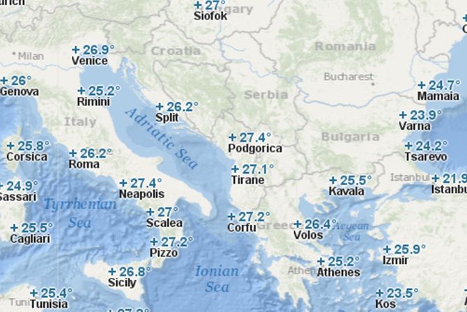 Temperatura mora