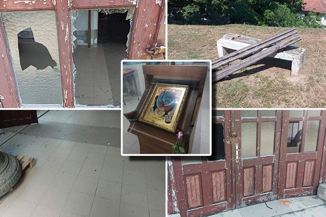 Opljačkana crkva Svetog Ilije Pečenjevac Leskovac Fičer Opljačkana crkva Svetog Ilije Pečenjevac Leskovac Fičer