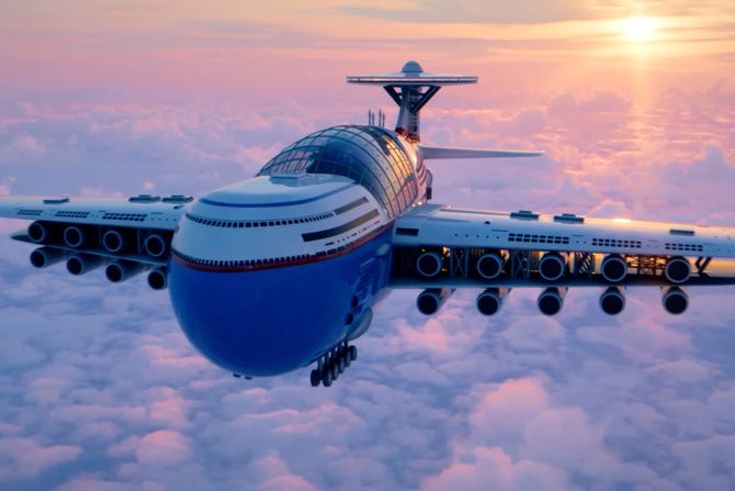 Sky Cruise je koncept za nebeski hotel na nuklearni pogon.