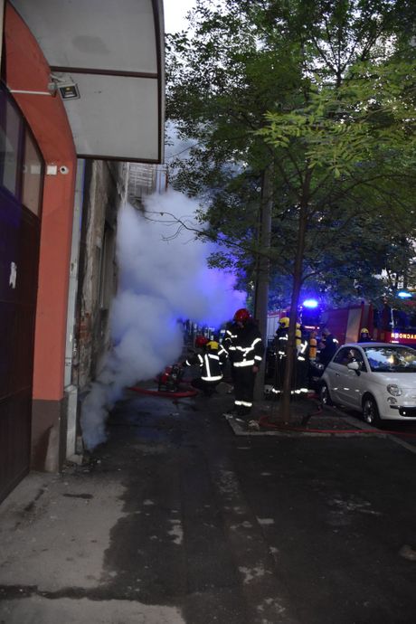 Požar, Dalmatinska ulica, Beograd