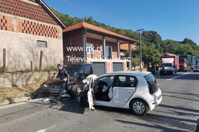 Saobraćajna nezgoda kod Mrzenice udes nesreća sudar