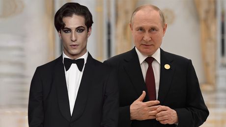 Damiano David i Vladimir Putin