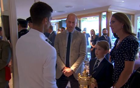Novak Đoković, Kejt Midlton, Princ Džordž, Princ Vilijam