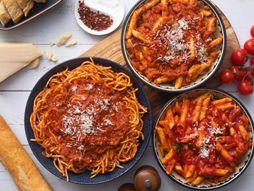 špagete, paradajz, ručak