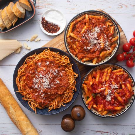 špagete, paradajz, ručak