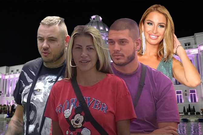 Zadruga finale Dejan Dragojević, Dalila Dragojević, Filip Car i Aleksandra Nikolić