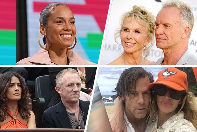 Selma Hajek, Daniel Moder, Džulija Roberts, Sting, Trudie Styler, Alicia Keys, Ališa Kiz