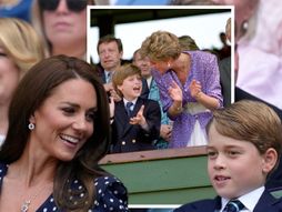 Kejt Midlton i sin Džordž, princeza Dijana i Vilijam