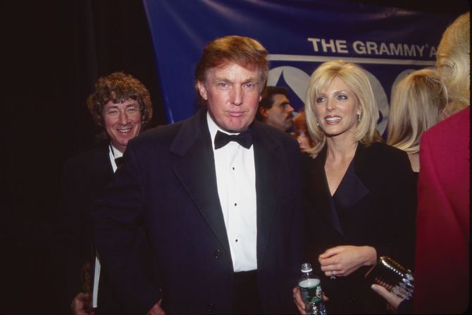 Marla Maples Donald Tramp Trump druga žena