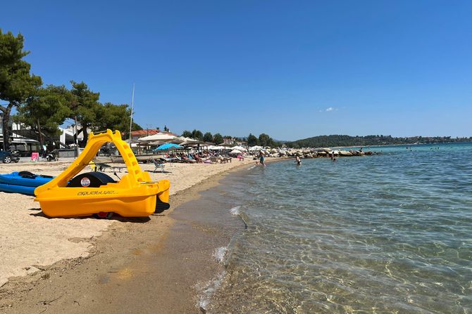 Sitonija, Grčka, Plaža