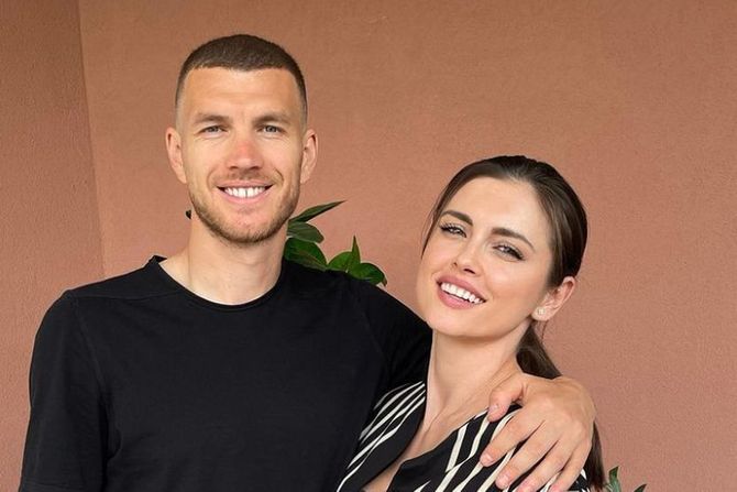 Edin Džeko, Amra Džeko Edin Džeko, Amra Džeko