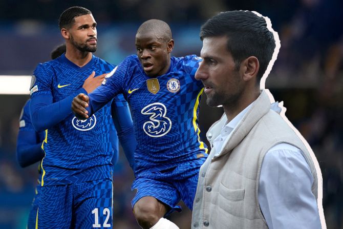 Čelsi Ruben Loftus Cheek Čik, Ngolo Kante, Novak Đoković