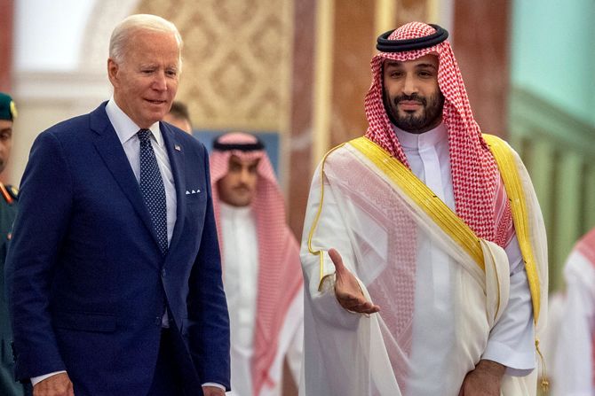 Džo Bajden Muhamed bin Salman Saudijska Arabija Džo Bajden Muhamed bin Salman Saudijska Arabija
