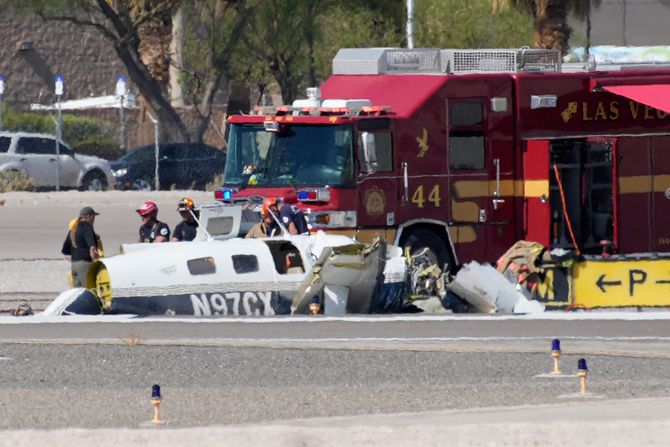 Sudar aviona Severni Las Vegas