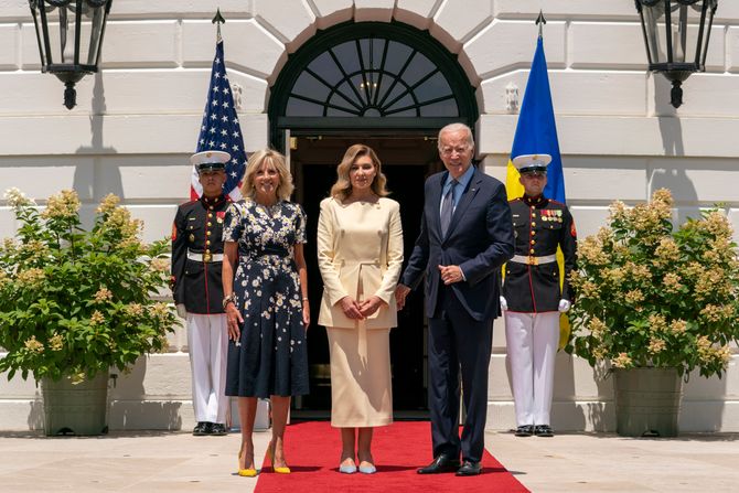 Olena Zelenski, Džo Bajden, Džil Bajden, Bela kuća