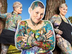 Ginis rekord tetoviranje žena sa najviše tetovaža Charlotte Guttenberg Šarlot Gutenberg