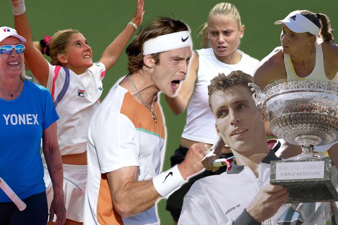 Andrej Rubljov, Martina Navratilova, Monika Seleš, Jelena Dokić, Elena Ribakina, Ivan Lendl