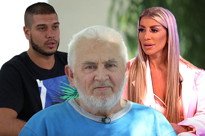 Huso Mujić, Dalilin otac, Dejan Dragojević i Dalila Dragojević Huso Mujić, Dalilin otac, Dejan Dragojević i Dalila Dragojević