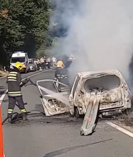 požar, valjevo, zapaljen auto