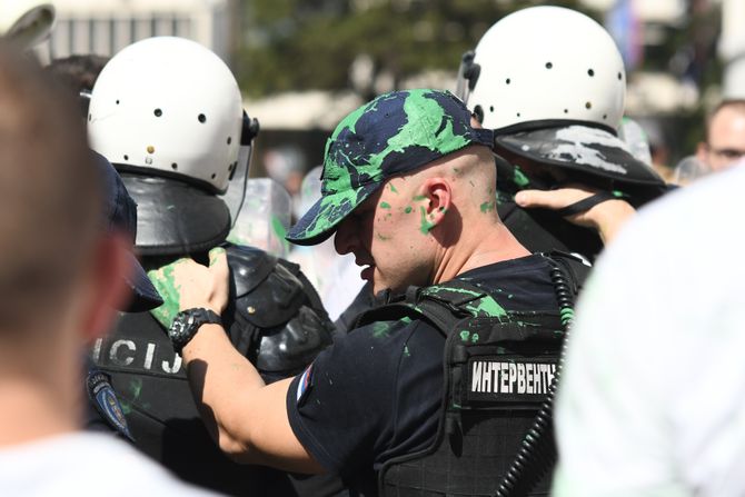 Novi SAD SKUPSTINA PROTEST