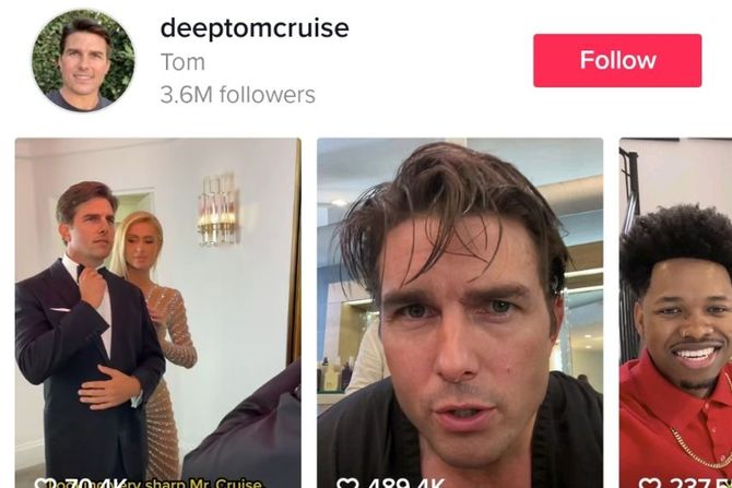 Deepfake Tom Kruz