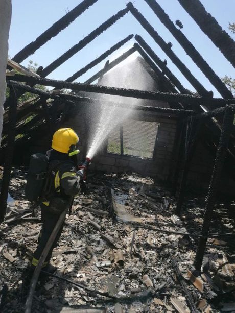 Izgorela kuća u Novom Sadu