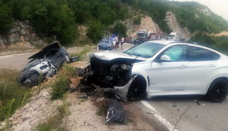 Saobraćajna nesreća, udes, saobraćajka, Dve osobe poginule u nesreći na putu Nikšić-Vilusi