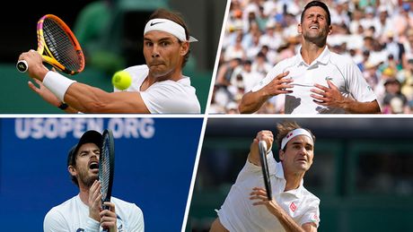 Rafael Nadal, Andy Murray Endi Marej, Rodžer Federer, Novak Đoković,