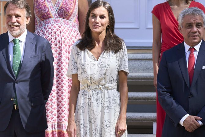 Queen Letizia  Kraljica Leticija Španija espadrile