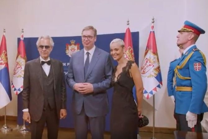 Andrea Bočeli Aleksandar Vučić Mariza