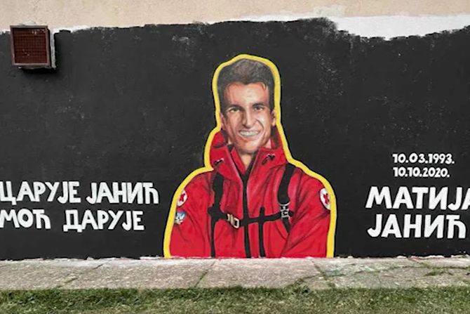 Matija Janić, mural