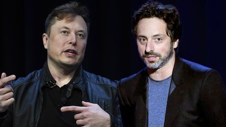 Elon Musk i Sergey Sergej Brin