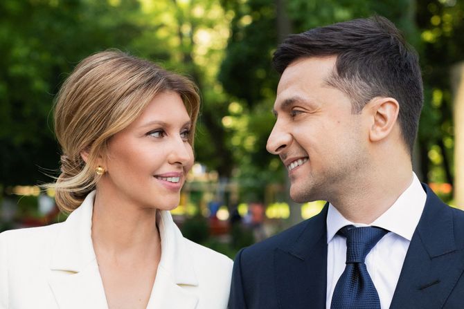 Olena Zelenska, Volodimir Zelenski Olena Zelenska, Volodimir Zelenski