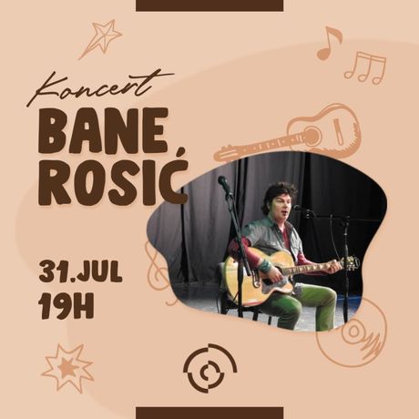Koncert Baneta Rosića u Prirodnjačkom centru Srbije