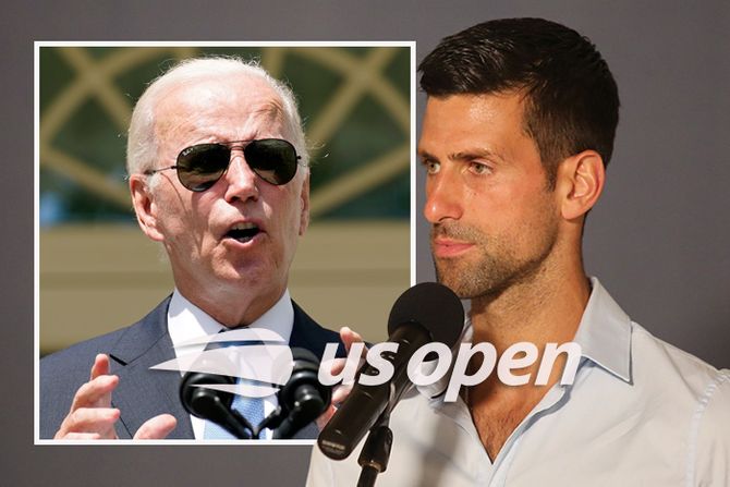 Novak Đoković, Džo Bajden, US Open