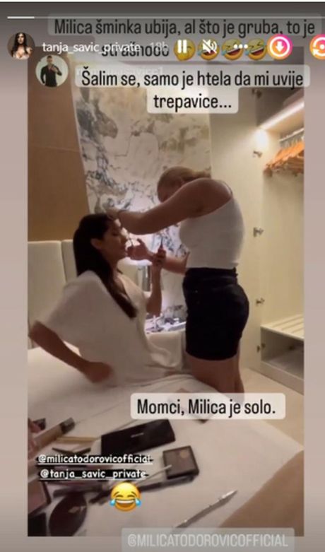 Tanja Savić i Milica Todorović Tanja Savić i Milica Todorović