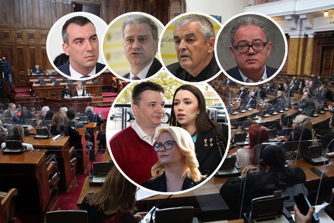 Sednica Skupštine Srbije, Vladimir Orlić, Borko Stefanović, Božidar Delić, Zoran Lutovac, Milenko Jovanov, Nevena Đurić, Sandra Božić