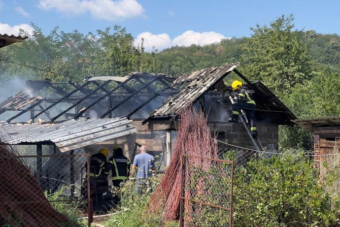 Požar u Udžacima kod Trstenika