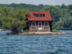 Just enough room island