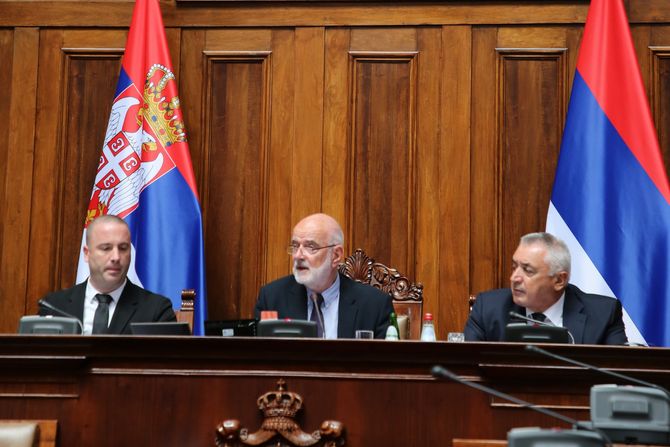 Konstitutivna sednica skupštine, Polaganje zakletve Konstitutivna sednica skupštine, Polaganje zakletve