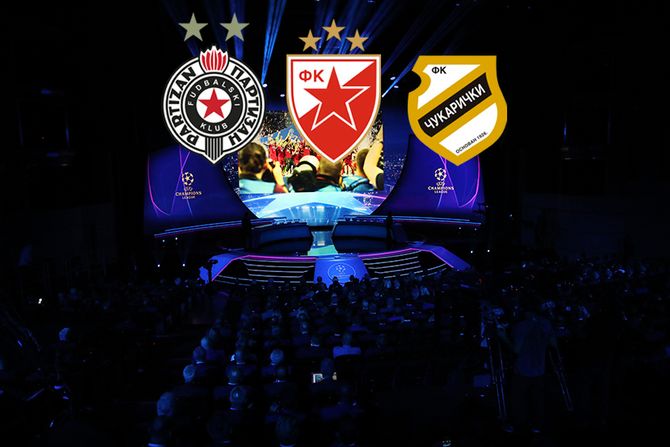 FK Crvena Zvezda, Partizan i Čukarički