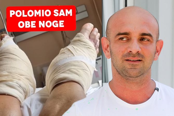 Lepomir Bakić noge prelom