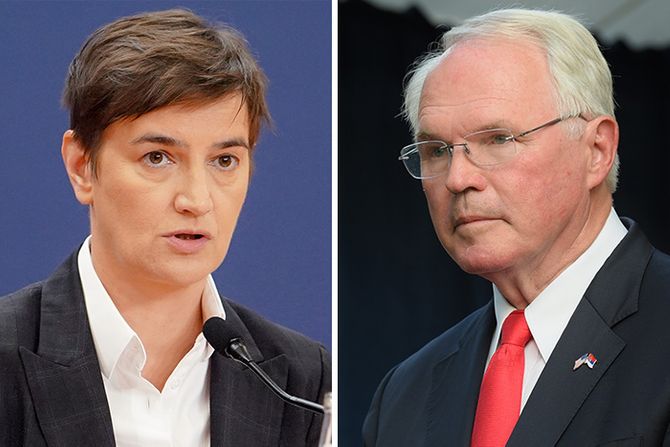 Ana Brnabić, Kristofer Hil