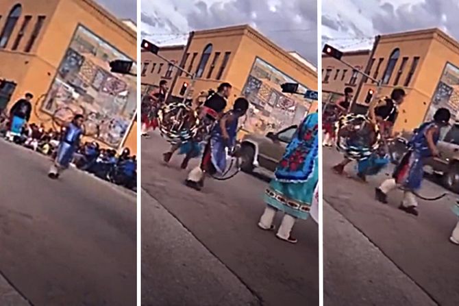 Parada povređeni Gallup Novi Meksiko New Mexico