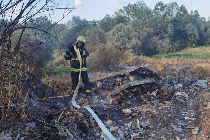 Bogatić deponija gorela požar