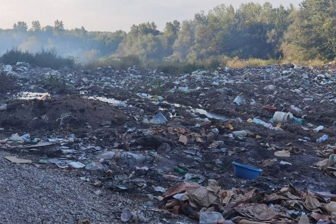 Bogatić deponija gorela požar